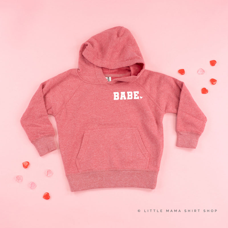 Varsity Heart - Babe (pocket) - Child HOODIE