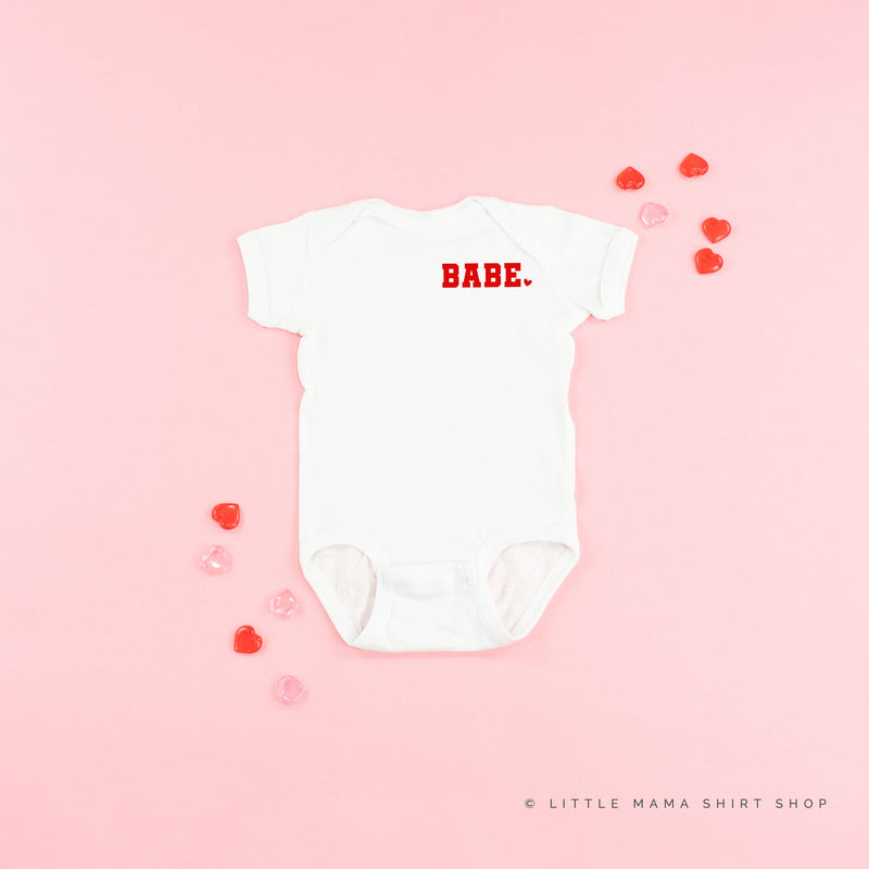 Varsity Heart - Babe (pocket) - Child Tee