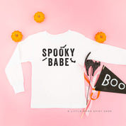 SPOOKY BABE - Long Sleeve Child Shirt Little Mama Shirt Shop