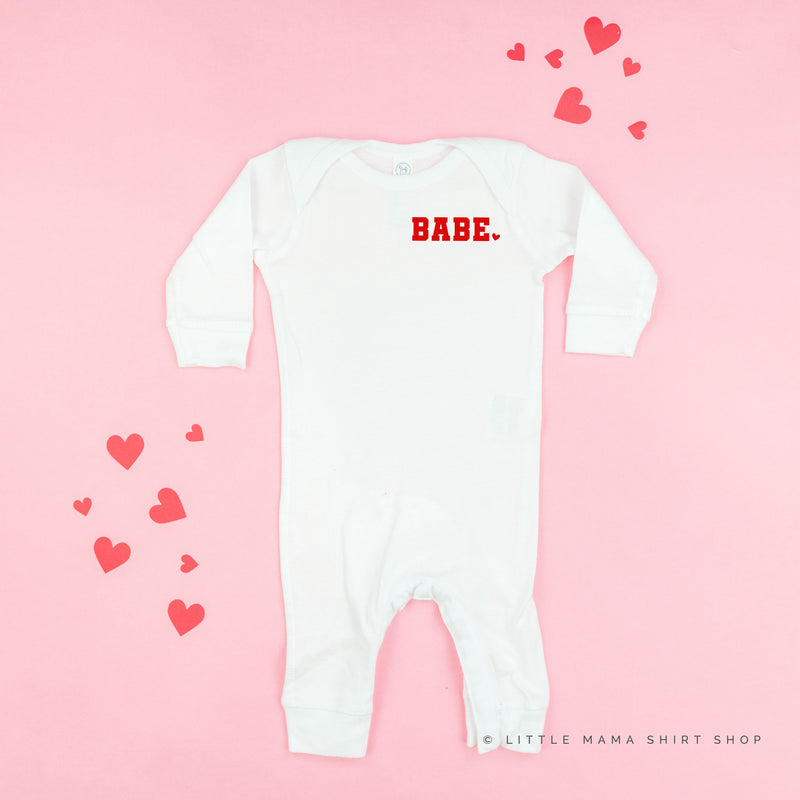 Varsity Heart - Babe (pocket) - Baby Sleeper