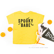 SPOOKY BABE - Short Sleeve Child Shirt Little Mama Shirt Shop
