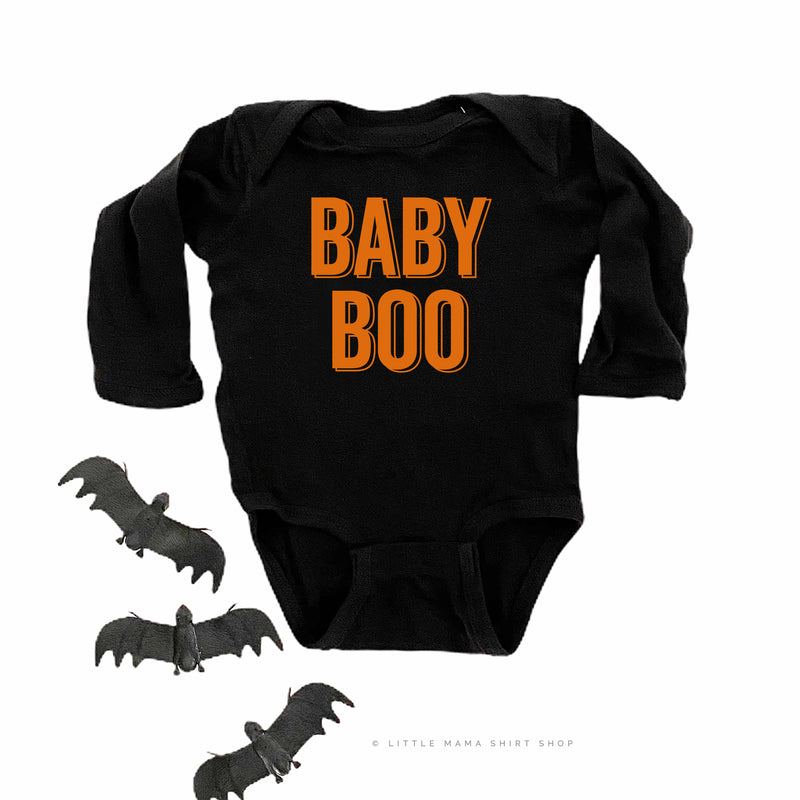 BABY BOO (BLOCK) - Long Sleeve Child Shirt