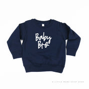 Baby Bro - Cursive - Child Sweater Little Mama Shirt Shop