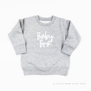 Baby Bro - Cursive - Child Sweater Little Mama Shirt Shop