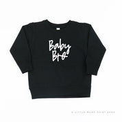 Baby Bro - Cursive - Child Sweater Little Mama Shirt Shop
