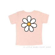 DAISY - SIS - w/ Full Daisy on Back - Short Sleeve Child Shirt Little Mama Shirt Shop