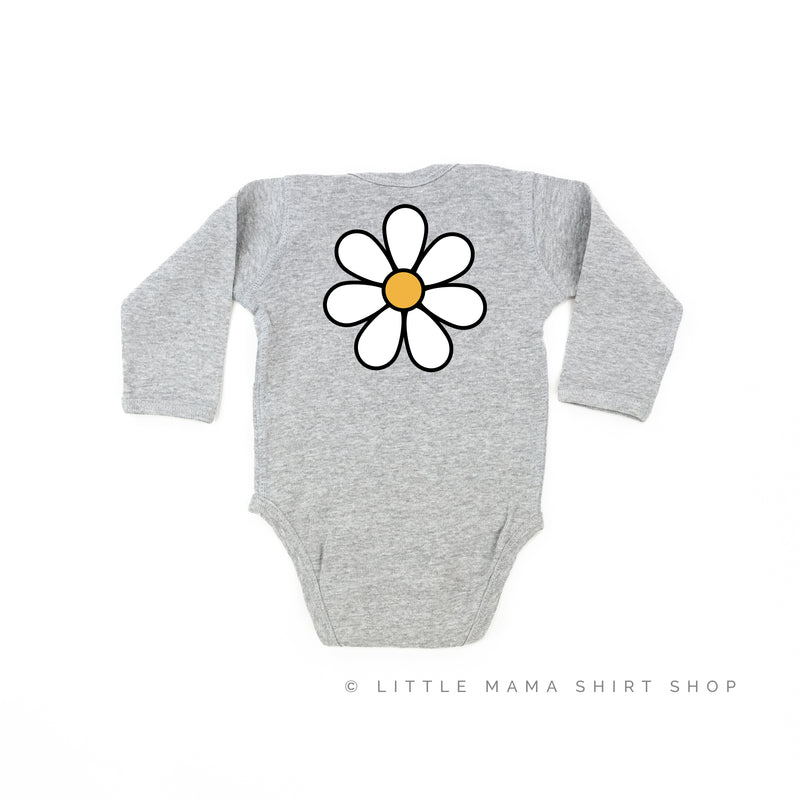 DAISY GIRL - w/ Full Daisy on Back - Long Sleeve Child Shirt