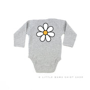 Daisy - Birthday Girl - w/ Full Daisy on Back - Child Long Sleeve Tee Little Mama Shirt Shop