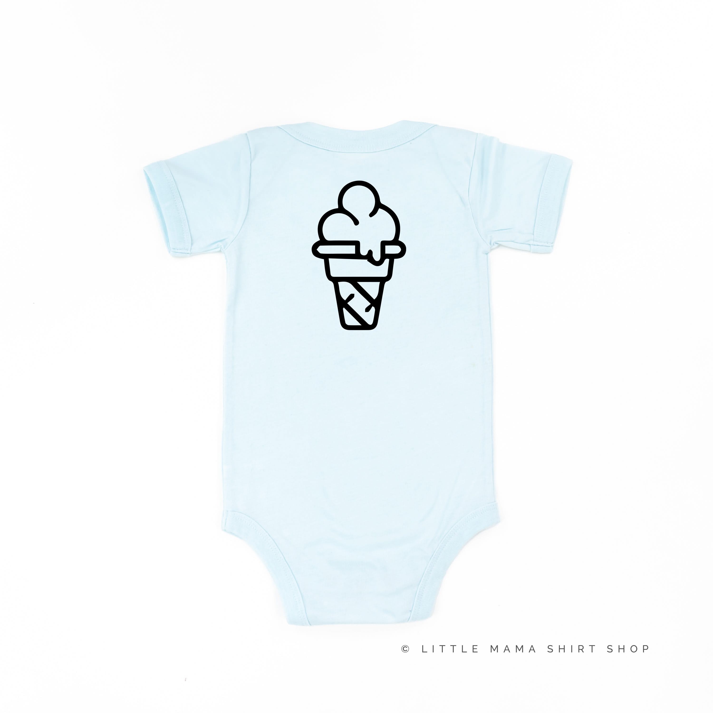Professional Ice Cream Taste Tester -  Single Cone on Back - Child Tee