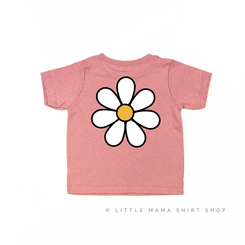 DAISY - SIS - w/ Full Daisy on Back - Short Sleeve Child Shirt