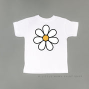 DAISY - BIRTHDAY GIRL - w/ Full Daisy on Back - Short Sleeve Child Shirt Little Mama Shirt Shop