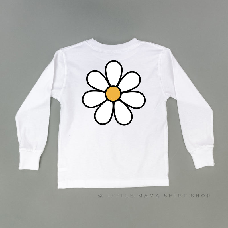 DAISY GIRL - w/ Full Daisy on Back - Long Sleeve Child Shirt