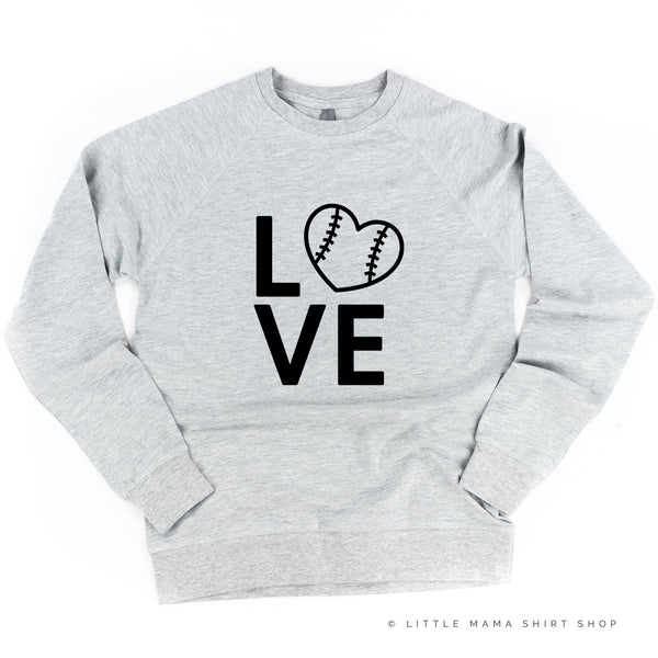 Baseball Love - Lightweight Pullover Sweater