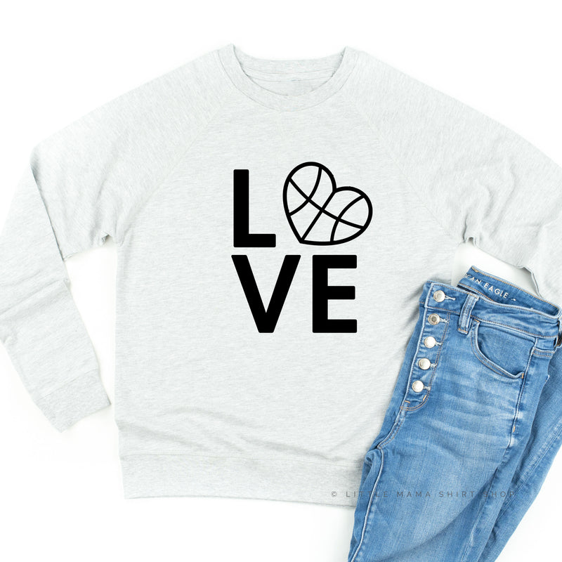 Basketball Love - Lightweight Pullover Sweater