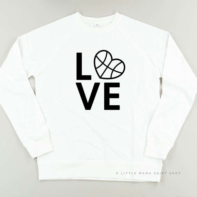 Basketball Love - Lightweight Pullover Sweater
