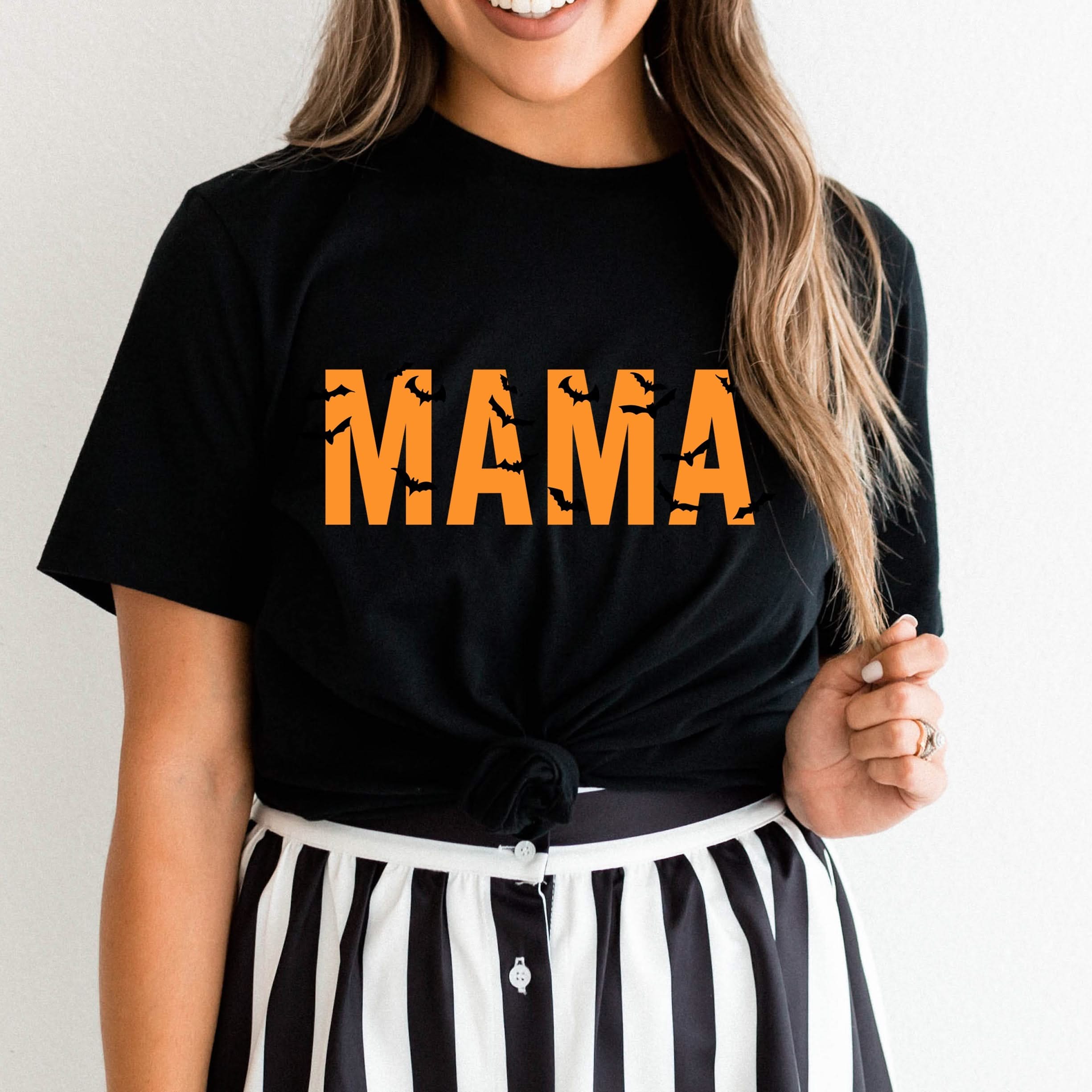 MAMA - Bats - Unisex Tee Little Mama Shirt Shop