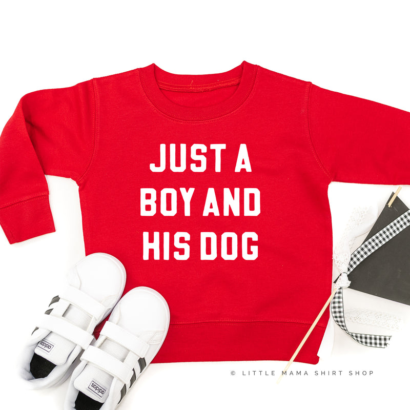 Just a Boy and His Dog - Child Sweater
