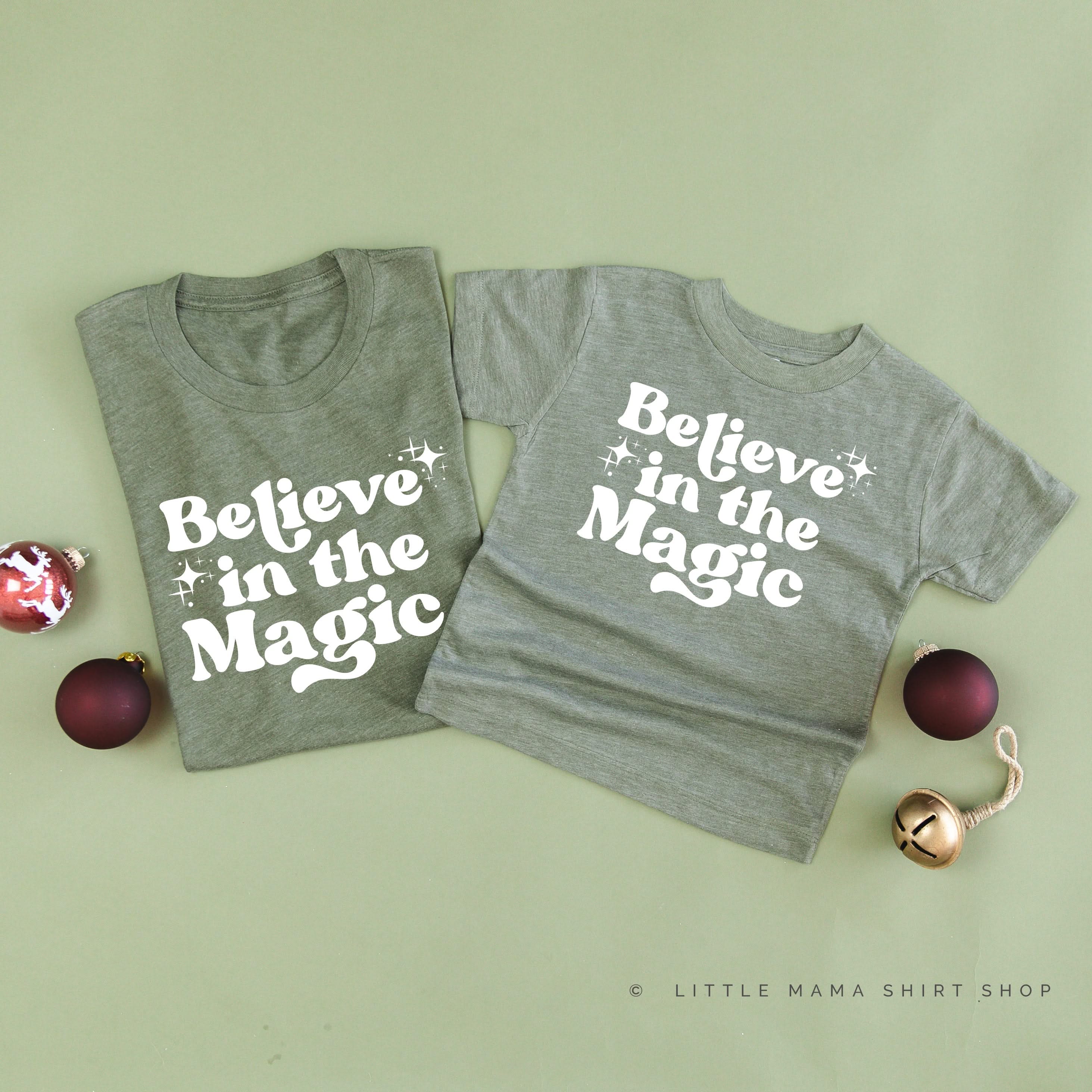 Believe In The Magic - Set of 2 Unisex Tees Little Mama Shirt Shop