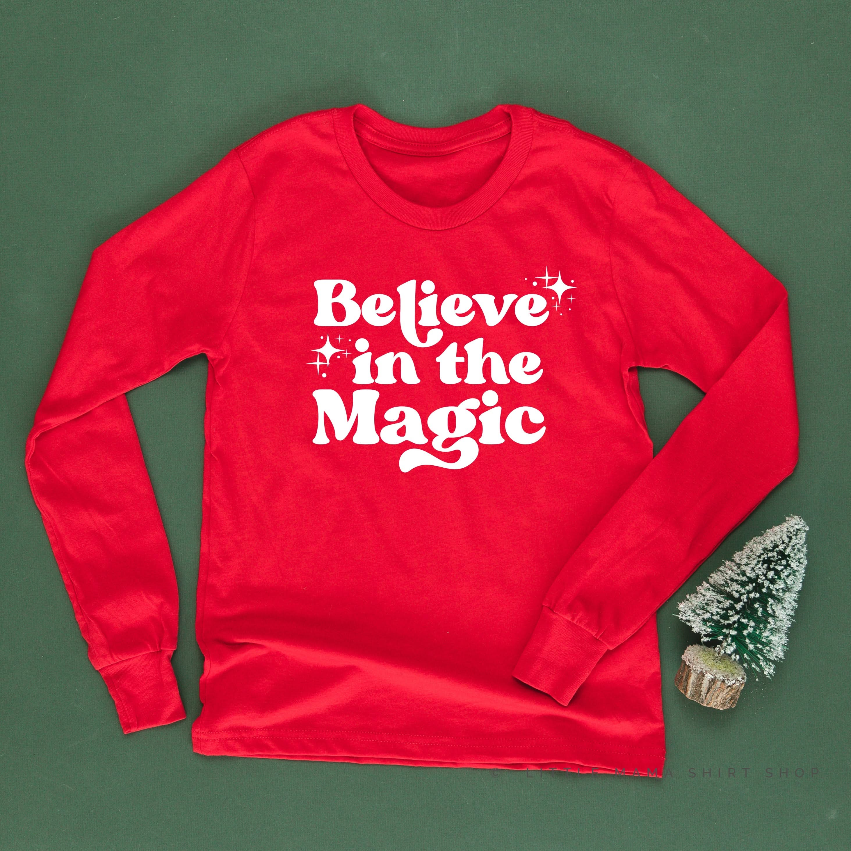 Believe In The Magic - Child LONG SLEEVE Tee Little Mama Shirt Shop