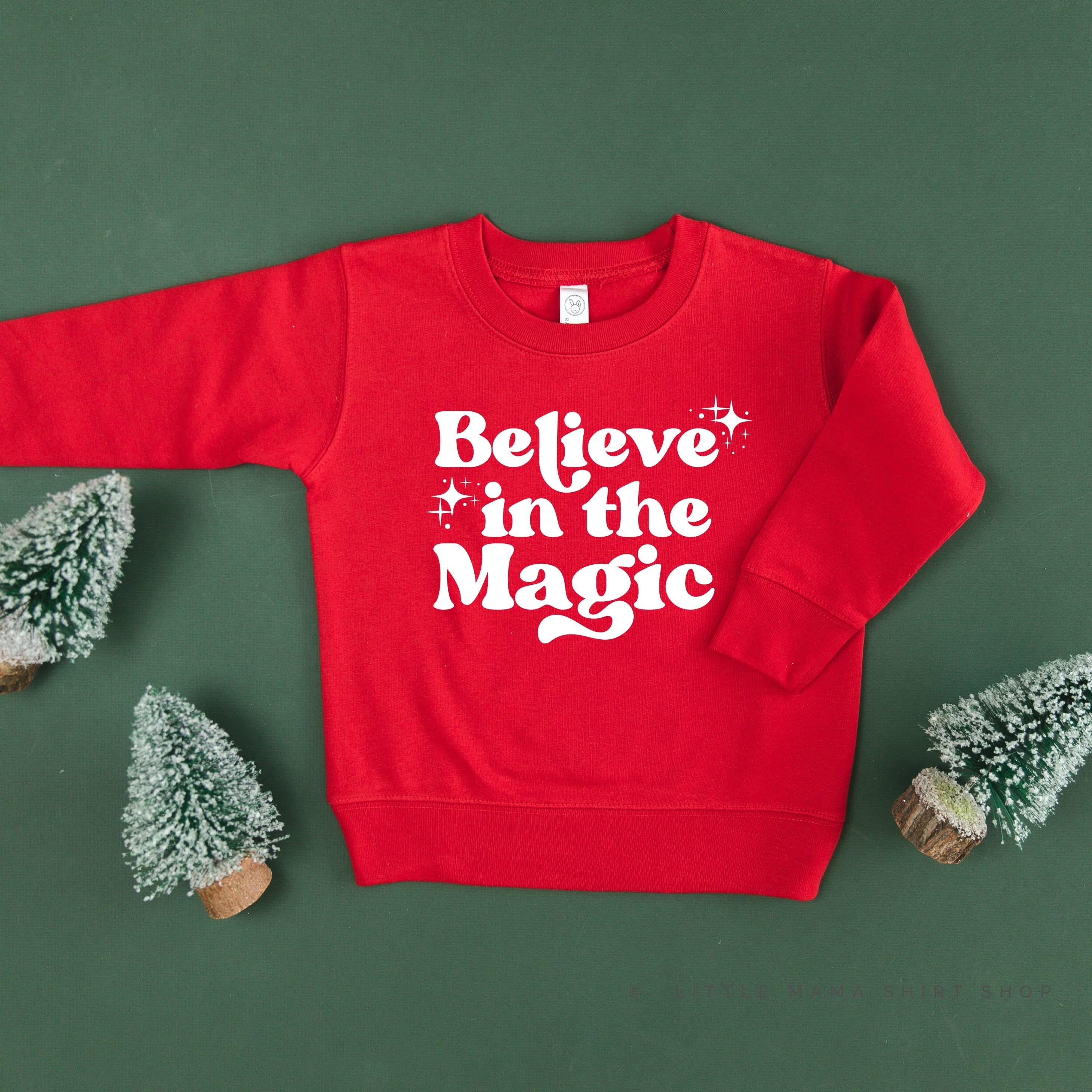 Believe In The Magic - Child Sweater Little Mama Shirt Shop
