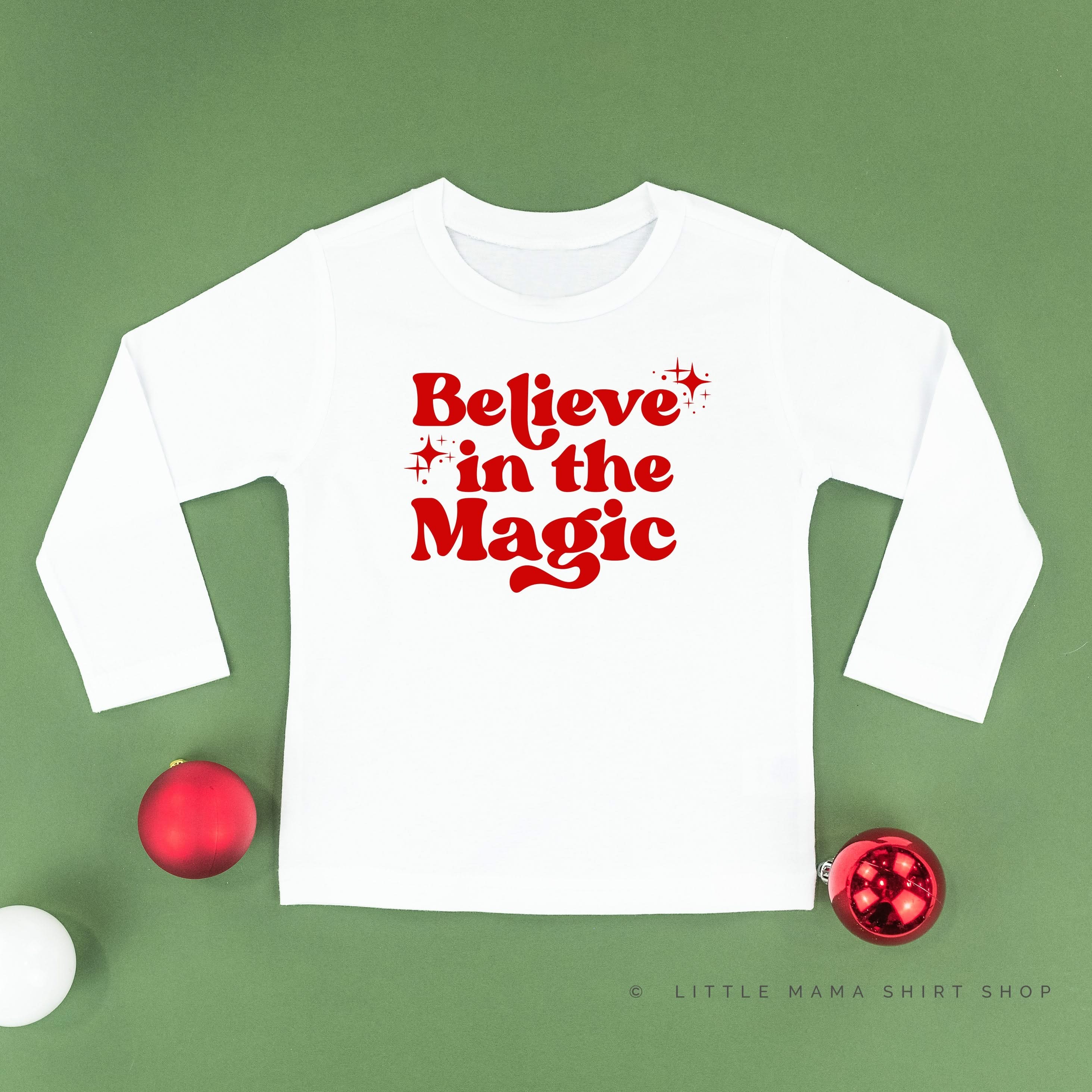 Believe In The Magic - Child LONG SLEEVE Tee Little Mama Shirt Shop