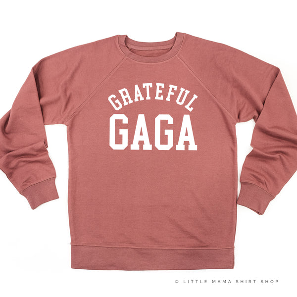 Grateful Gaga - (Varsity) - Lightweight Pullover Sweater