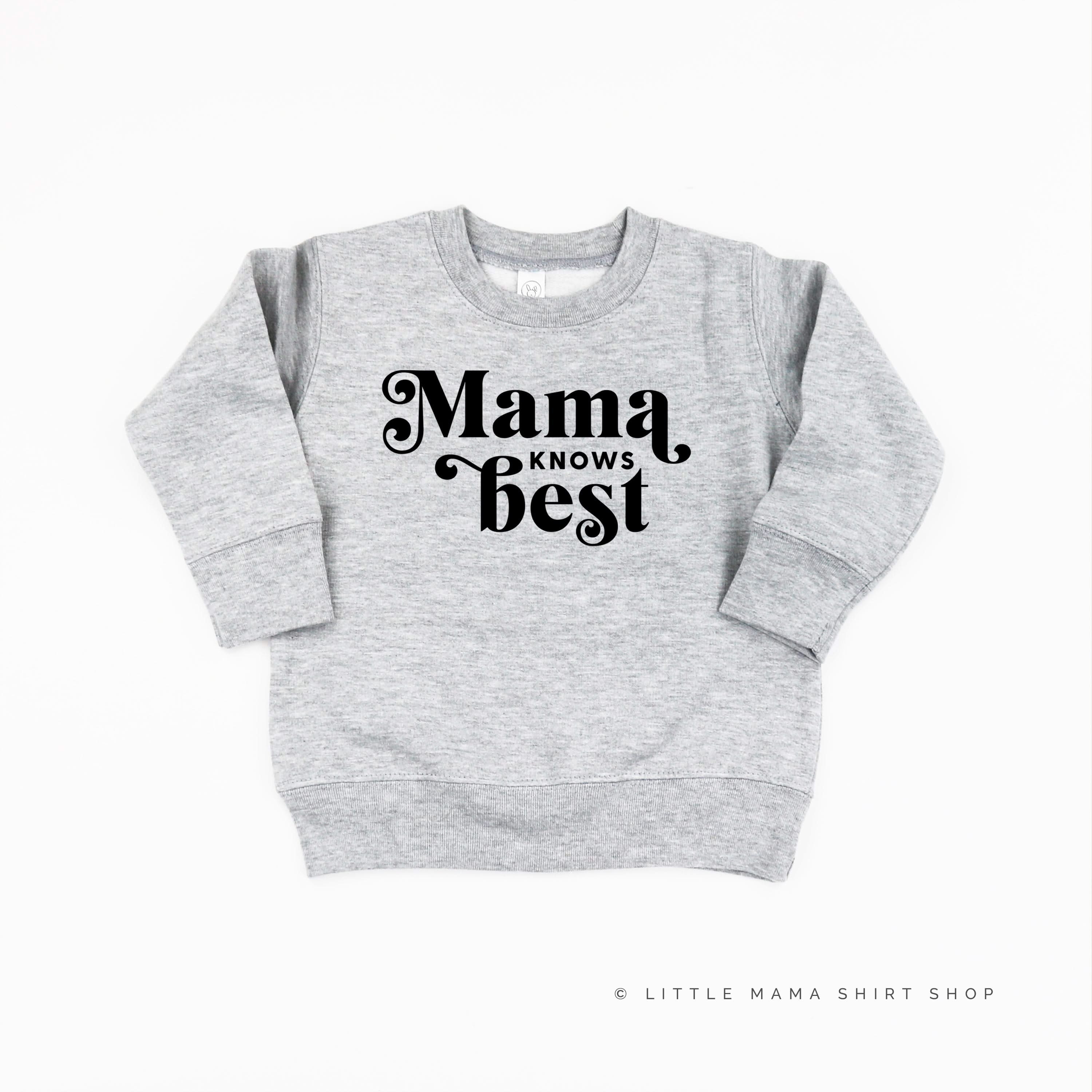 Mama Knows Best - Child Sweater Little Mama Shirt Shop