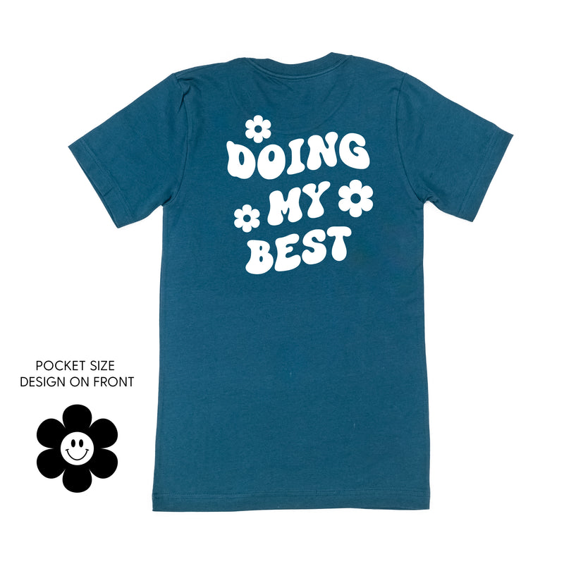 DOING MY BEST (w/ Simple Flower Smiley) - Unisex Tee