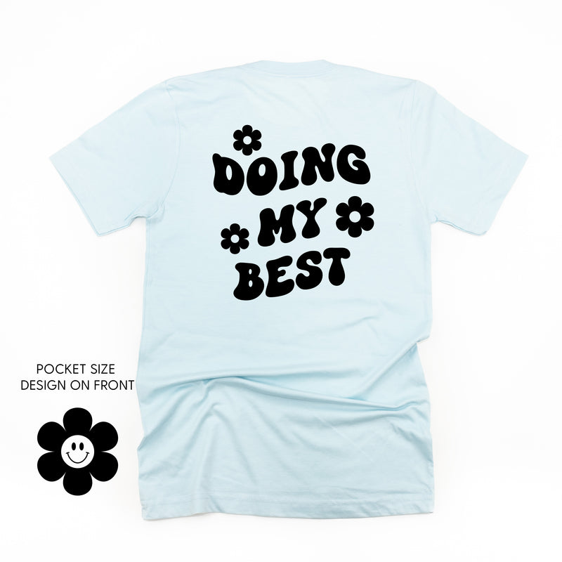 DOING MY BEST (w/ Simple Flower Smiley) - Unisex Tee