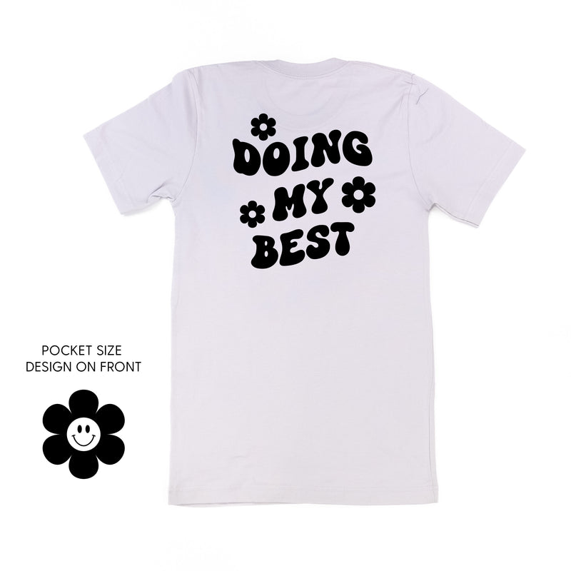 DOING MY BEST (w/ Simple Flower Smiley) - Unisex Tee