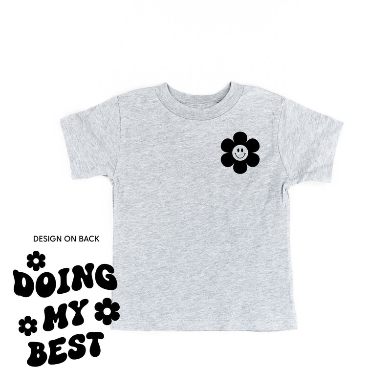 DOING MY BEST (w/ Simple Flower Smiley) - Short Sleeve Child Tee