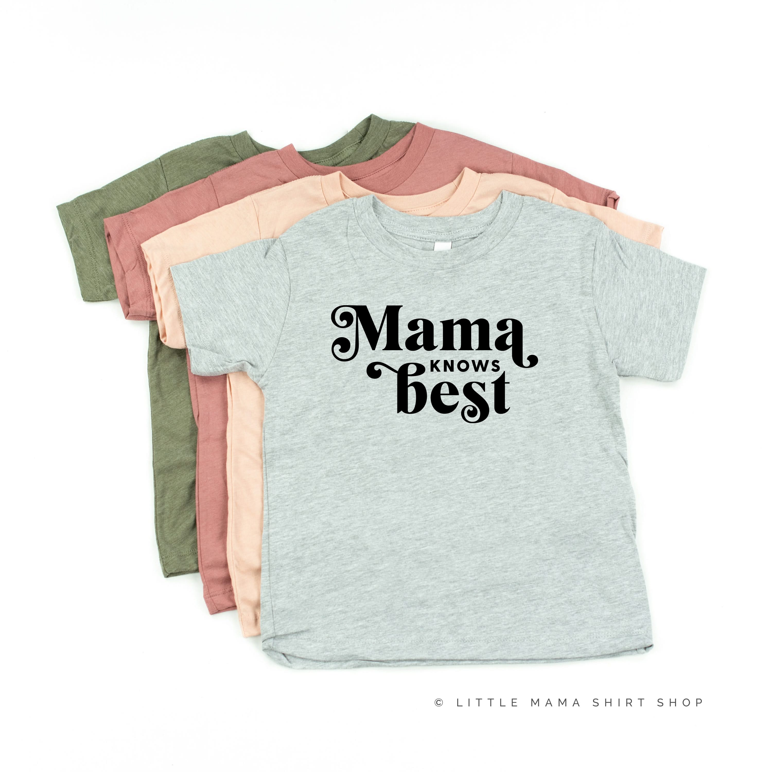 Mama Knows Best - Child Shirt Little Mama Shirt Shop