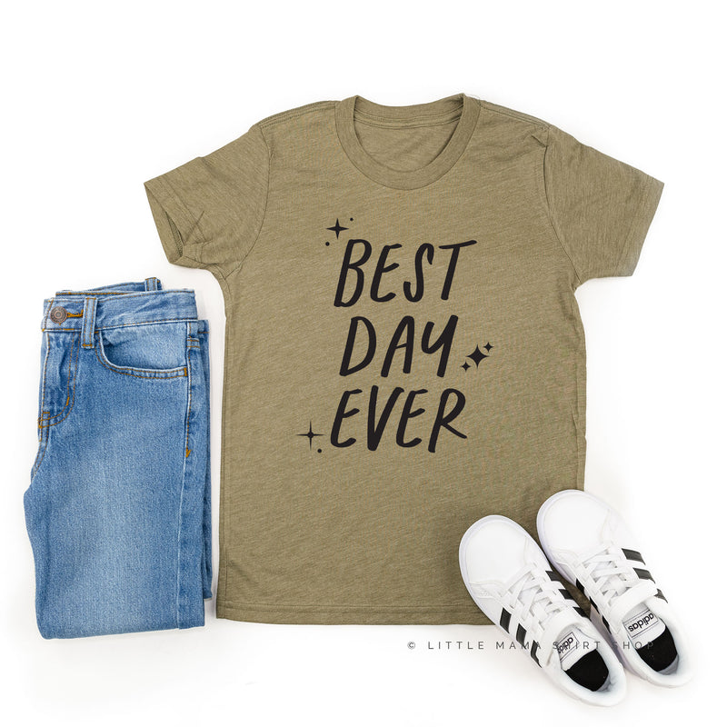 Best Day Ever - (Sparkle) - Short Sleeve Child Shirt