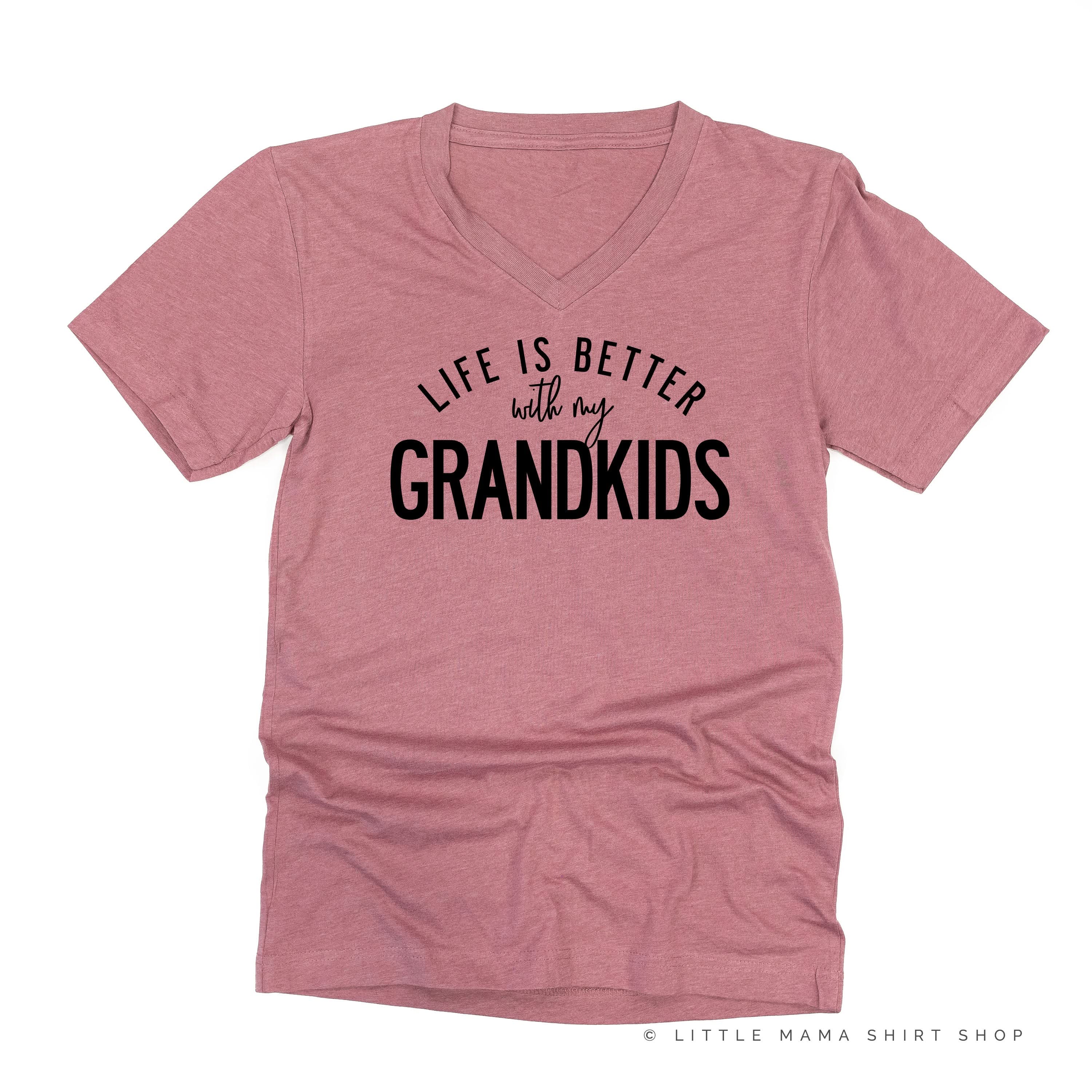 Life is Better with my Grandkids - Unisex Tee Little Mama Shirt Shop