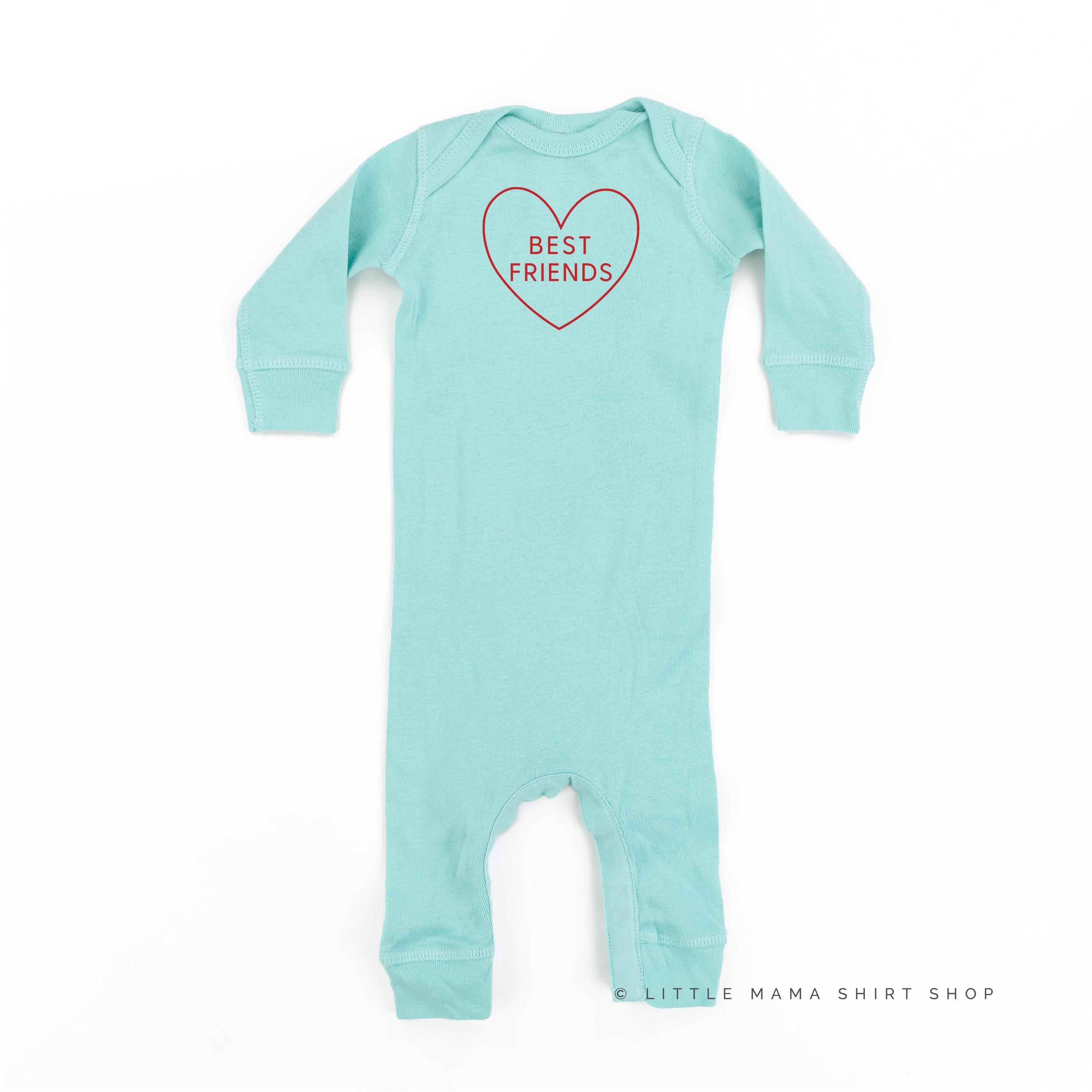 Best Friends (Heart Around) - Baby Sleeper Little Mama Shirt Shop