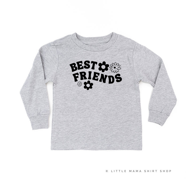 BEST FRIENDS (Flowers) - Long Sleeve Child Shirt