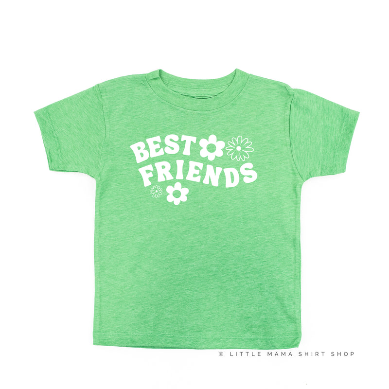 BEST FRIENDS (Flowers) - Short Sleeve Child Shirt