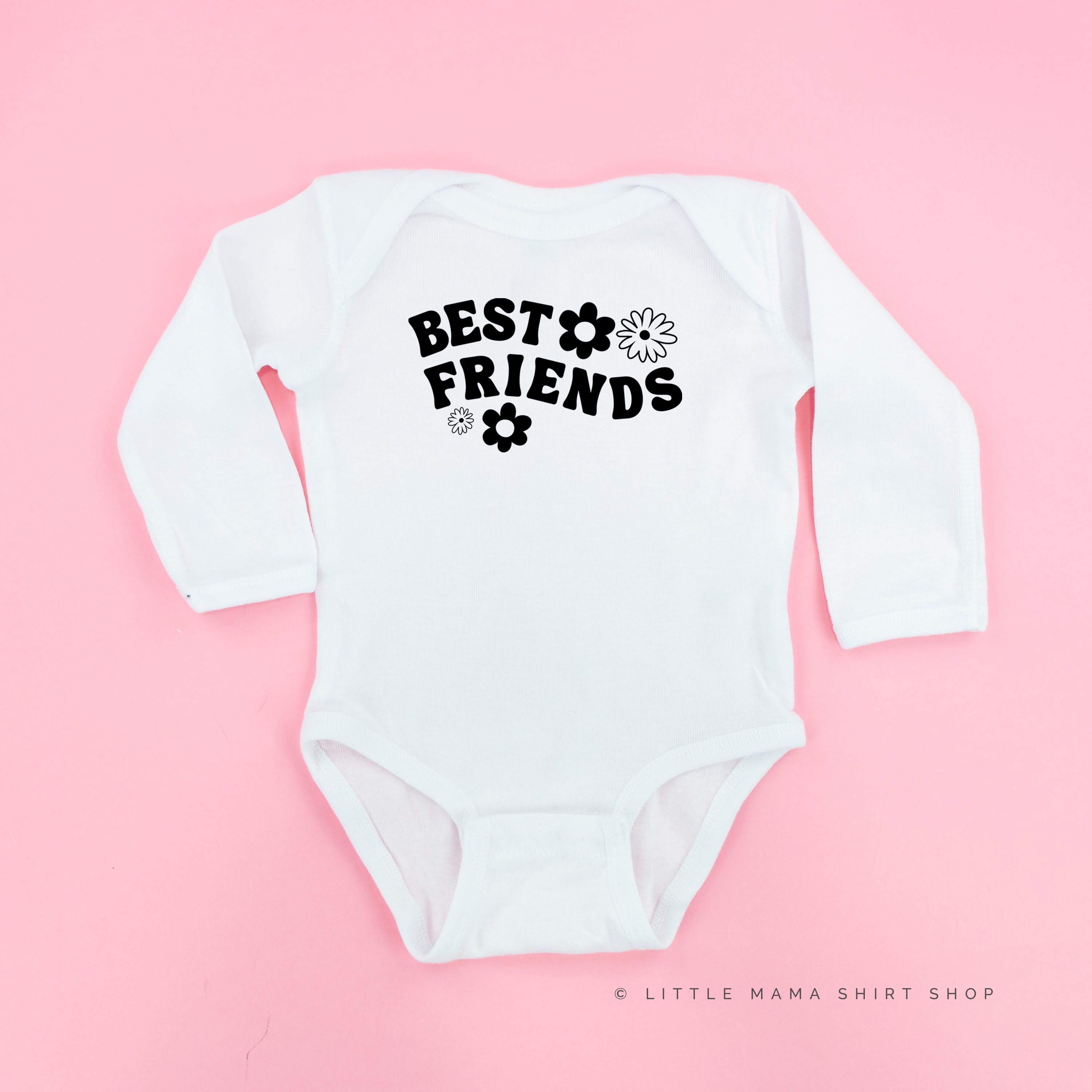 Best Friends - Flowers - Child Long Sleeve Tee