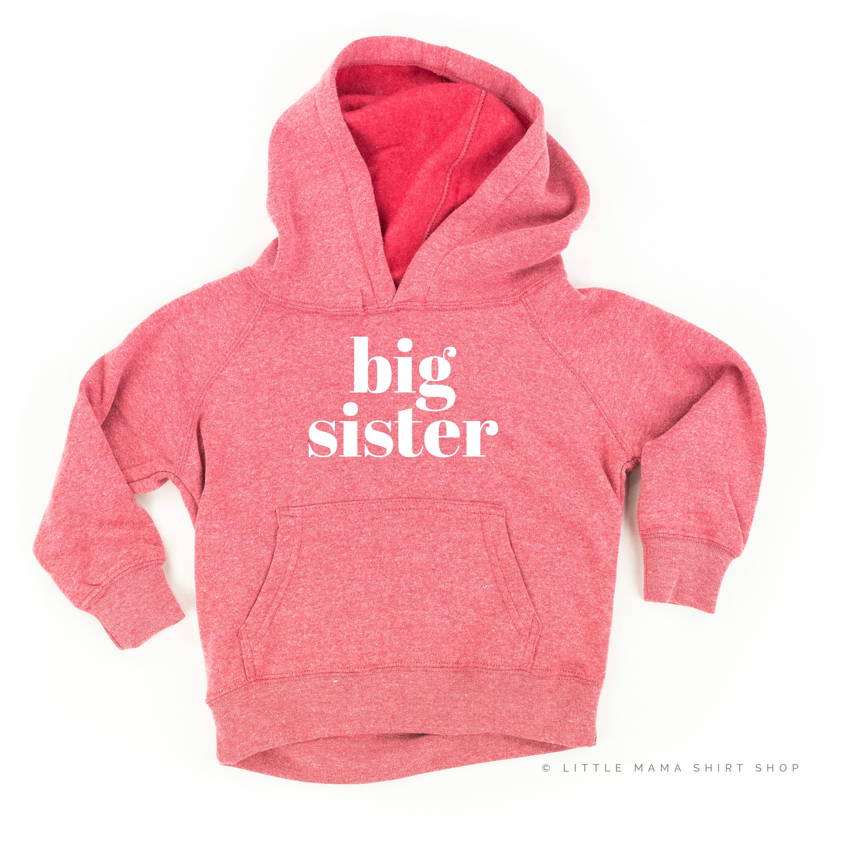 Big Sister - Original - Child Hoodie Little Mama Shirt Shop LLC