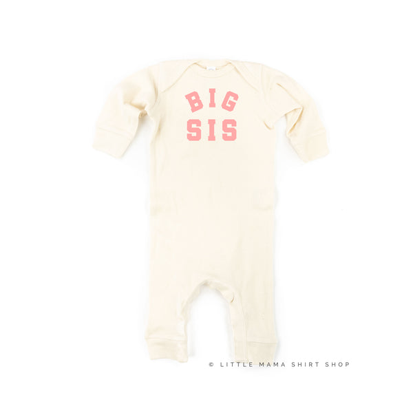 BIG SIS - Varsity - One Piece Baby Sleeper