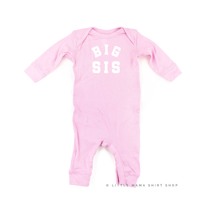 BIG SIS - Varsity - One Piece Baby Sleeper