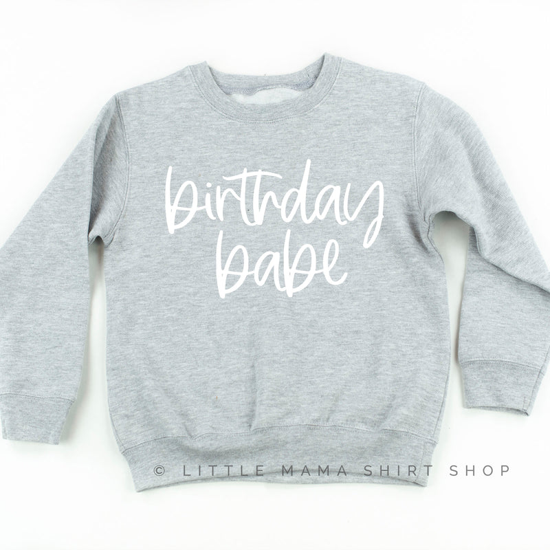 Birthday Babe - Original - Child Sweater