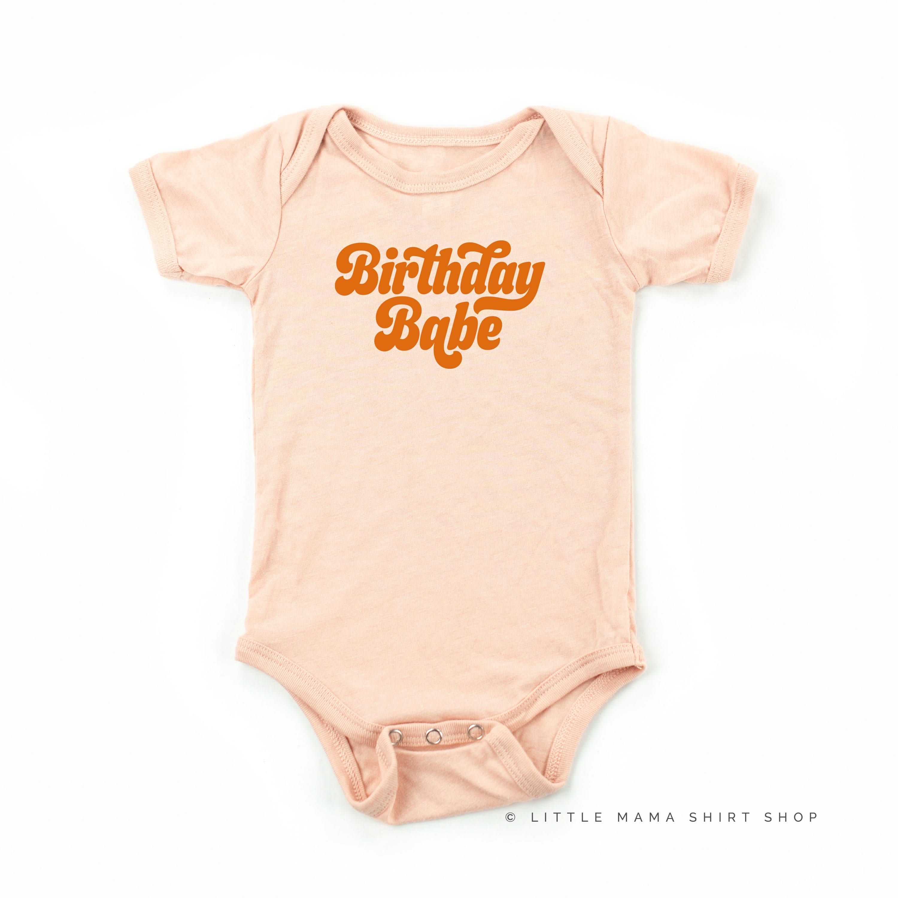 Birthday Babe (Retro) - Child Shirt Little Mama Shirt Shop