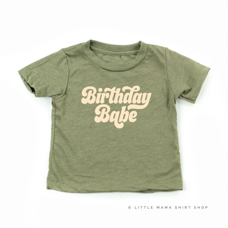Birthday Babe (Retro) - Child Shirt