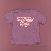 Birthday Babe (Retro) - Child Shirt Little Mama Shirt Shop