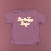 Birthday Babe (Retro) - Child Shirt Little Mama Shirt Shop