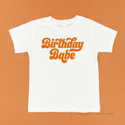 Birthday Babe (Retro) - Child Shirt Little Mama Shirt Shop