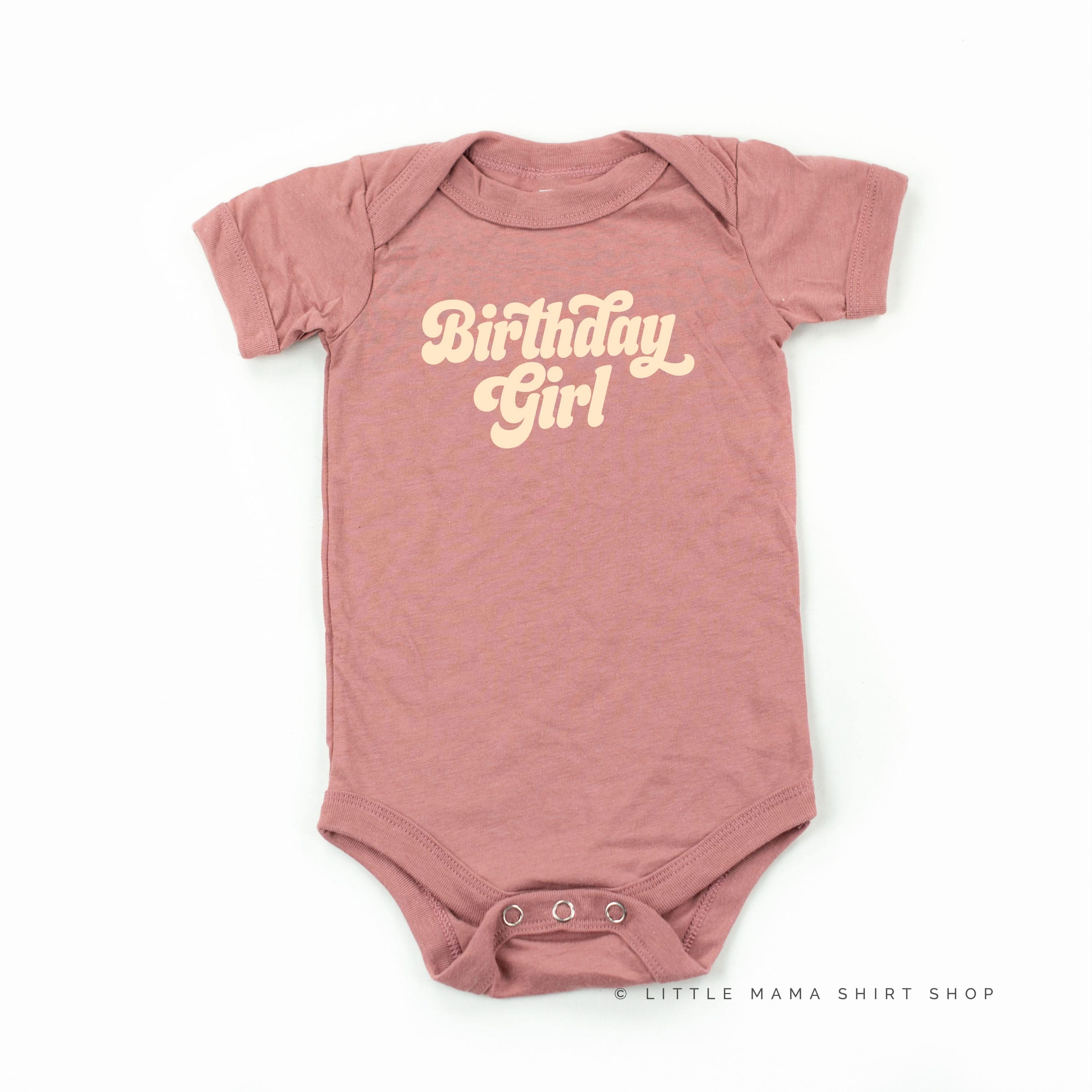 Birthday Girl (Retro) - Child Shirt Little Mama Shirt Shop