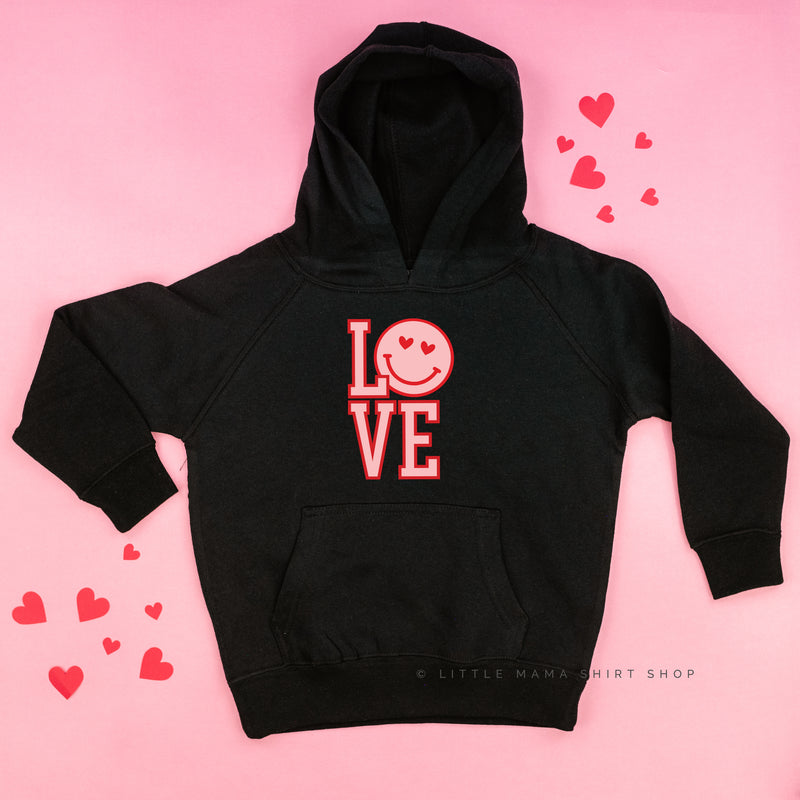 Love (Varsity) With Heart Eyes Smiley - Child HOODIE