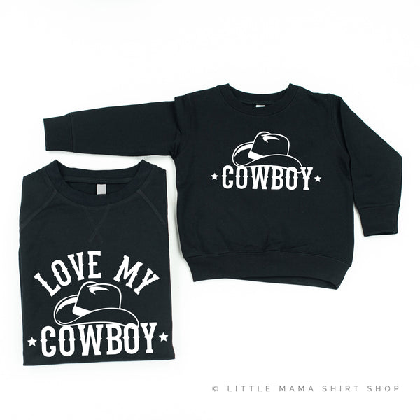 Love My Cowboy / Cowboy - Set of 2 Matching Sweaters